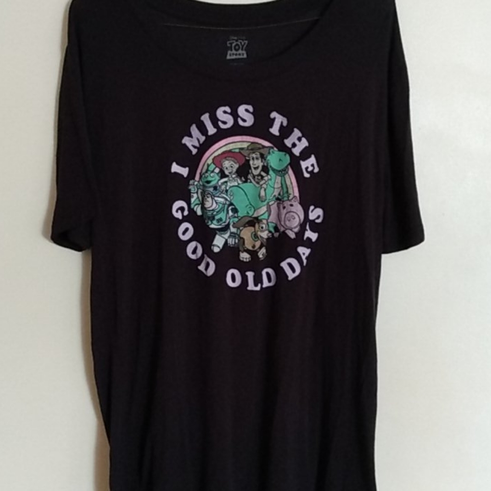 Black Toy story vintage t-shirt